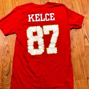 Kansas City Chiefs Travis Kelce Red